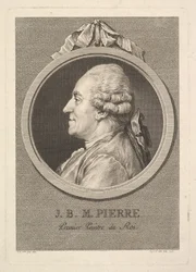 Porträt von Jean-Baptiste-Marie Pierre, 1775