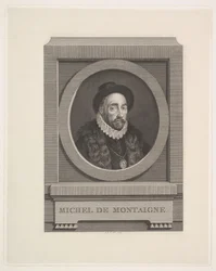 Porträt von Michel de Montaigne 1533-1592, 1774
