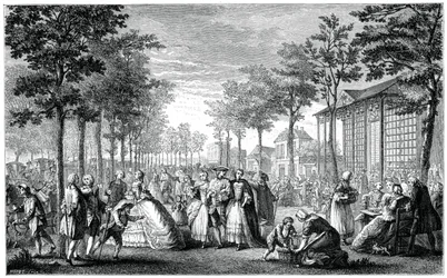 Die Promenade, Paris, 1885