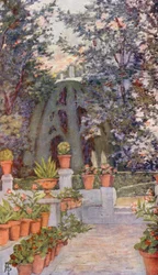 Im Garten des Generalife, Granada