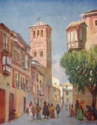 Straßenszene in Toledo