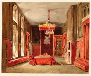 Studie für das Wohnzimmer, St. James, aus Microcosm of London