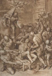 Das Martyrium des Heiligen Laurentius, 1580er-frühe 1590er