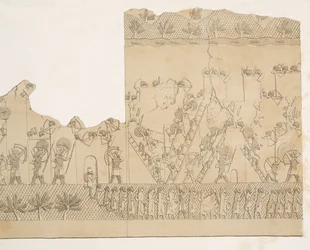 Belagerung und Erstürmung einer Stadt (Kouyunjik), aus Denkmäler von Ninive, veröffentlicht 1849