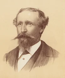 Bernhardt Otto Holtermann (Farblithografie)