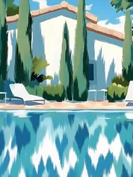Poolvilla Reflexionen