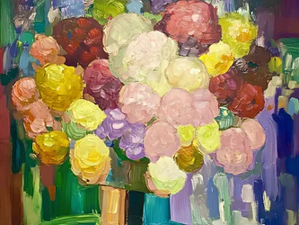 Lebhaftes Blumenbouquet
