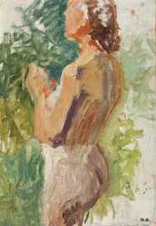 Studie einer Frau