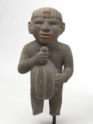 Mann, der eine Kakaoschote trägt, 1440-1521