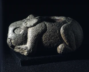 Aztekische Kunst: Ometochtli, Gott des Rausches