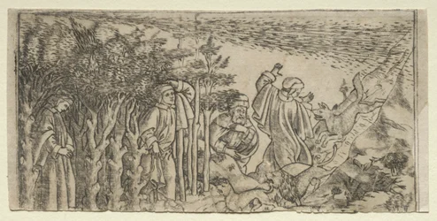 Dante verirrt sich im Wald: Flucht und Begegnung mit Virgil, Canto I