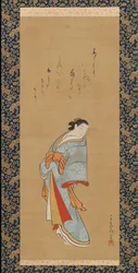 Stehende Kurtisane, wahrscheinlich 1720er Jahre