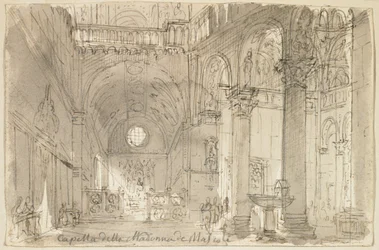 Ansicht der Kapelle der Madonna de