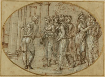 Odysseus und die Töchter des Lykomedes