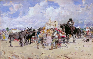 Der Marktplatz, Granada, ca. 1869-1902