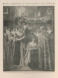 Die Krönung von König Georg V.