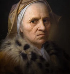 Alte Frau (Detail)