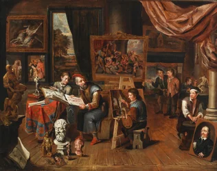 Ein Künstleratelier