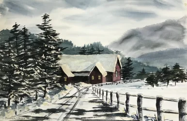 Unbetiteltes Aquarell