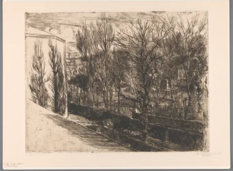 Blick aus meinem Atelier (Panorama)