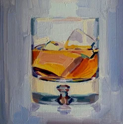 Er mag einen Whisky trinken