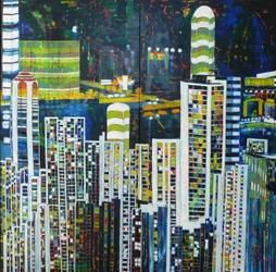Lebendige Stadt Nacht