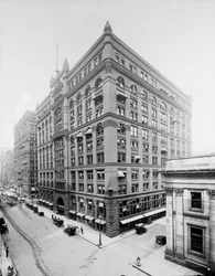 Rookery Building, Chicago, Illinois, USA, ca. 1905 (s/w Foto)