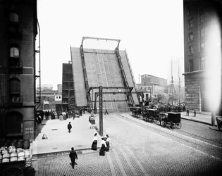 State Street Brücke, Chicago, Illinois, USA, ca. 1905