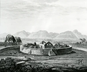 Peruanisches Monument von Cañar