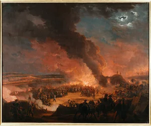 Napoleon I besucht die Biwaks in der Nacht vor der Schlacht von Austerlitz