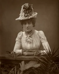 Britische Schauspielerin Cissy Grahame in The Pickpocket, 1886