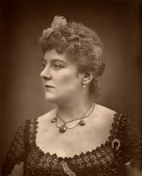 Britische Schauspielerin Henrietta Lindley in Jim the Penman, 1886