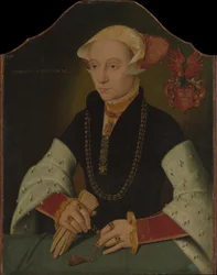 Porträt einer Frau der Slosgin-Familie aus Köln, 1557