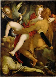 Herkules, Dejaneira und der tote Zentaur Nessus