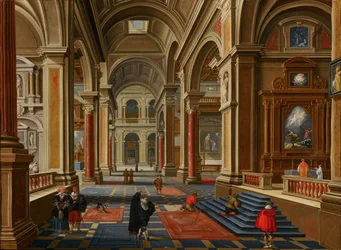 Innenraum einer katholischen Kirche