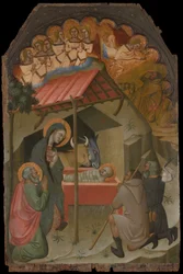 Die Anbetung der Hirten, 1374