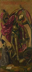 Der heilige Michael triumphiert über den Teufel, 1468
