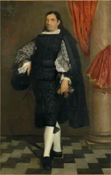 Porträt eines Gentlemans, 34 Jahre alt, vermutlich ein Mitglied der Familie Ostigliani