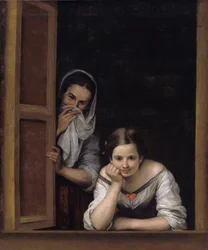Zwei Frauen am Fenster