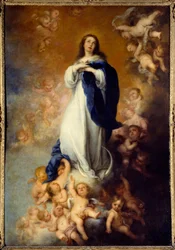 Unbefleckte Empfängnis. Gemälde von Bartolome Murillo (1618-1682)