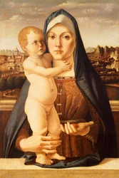 Madonna mit Kind, von Bartolomeo Montagna (ca. 1450-1523)
