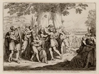 Dankbarkeit des Volkes von Falerii für die Taten von Marcus Furius Camillus, 394 v. Chr.