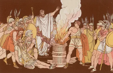 Mutius Scoevola vor Lars Porsenna
