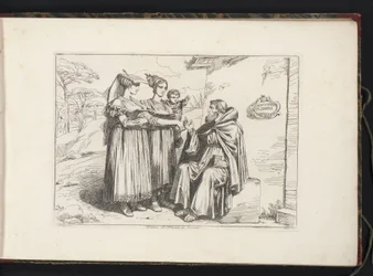 Zwei Frauen aus Frascati und ein Eremit