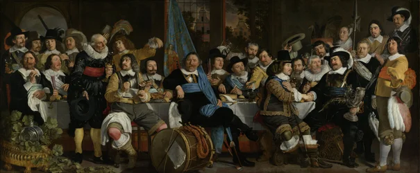 Bankett der Armbrustschützengilde zur Feier des Vertrags von Münster, 1648