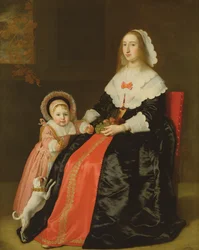 Porträt einer Mutter und eines Kindes, 1644