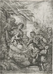 Anbetung der Könige (Das Geschenk der Weisen), nach 1657