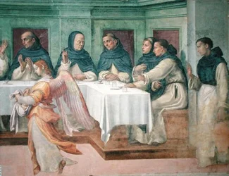 Das letzte Abendmahl, aus dem Refektorium von San Marco (Detail)