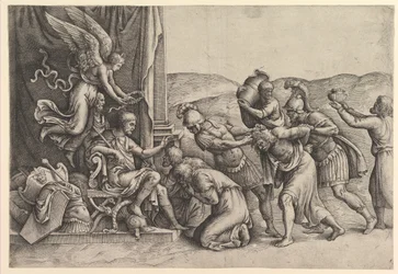 Scipio gewährt den Gefangenen Gnade