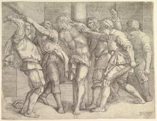 Die Geißelung, ca. 1552-61